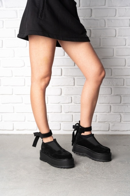 Sneakersi - Cali - Negru Velur - 7