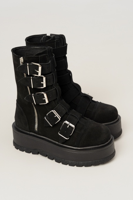 Ghete - Luna - Velur Black - 2