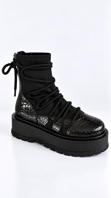 Ghete - .Moon - Croco Black - 5