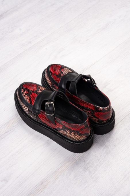 Pantofi - Celine - Red Snake - 3