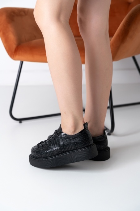 Pantofi - Play - Croco Black - 11