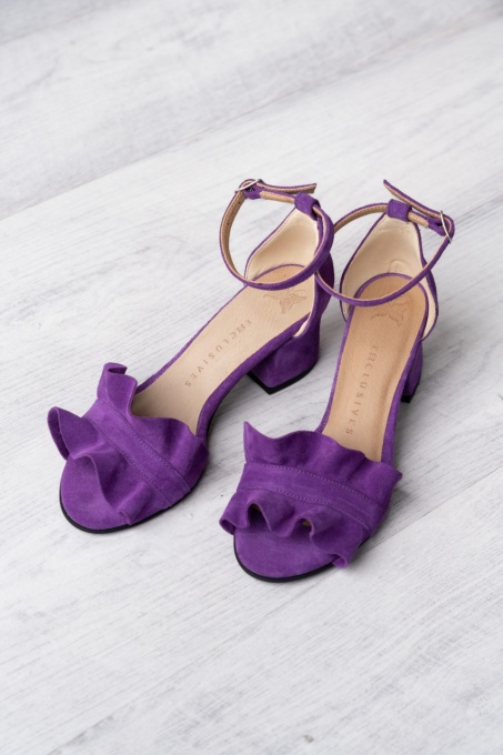 Sandale - Ruffles - Purple - 5cm - 4