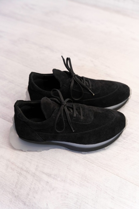 Sneakersi - Lally - Negru Velur