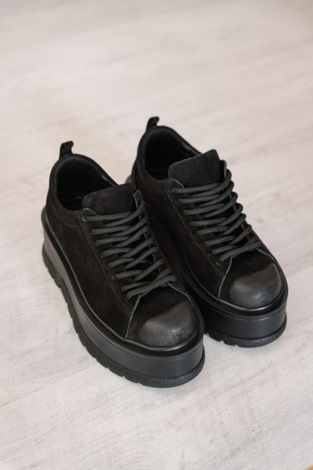 Sneakersi - Medellin - Negru Velur - 3