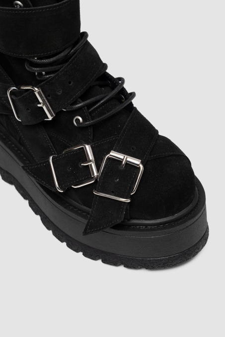 Bocanci - Heavy Duty - Negru Velur - 8