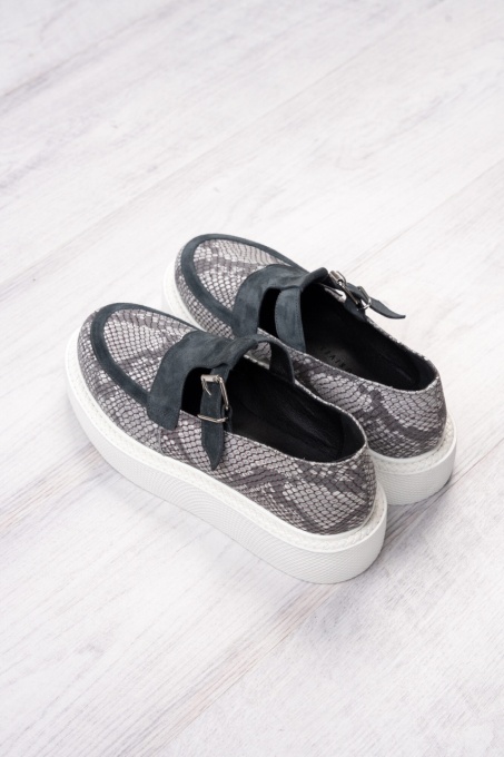 Pantofi - Celine - Snake Grey - 2