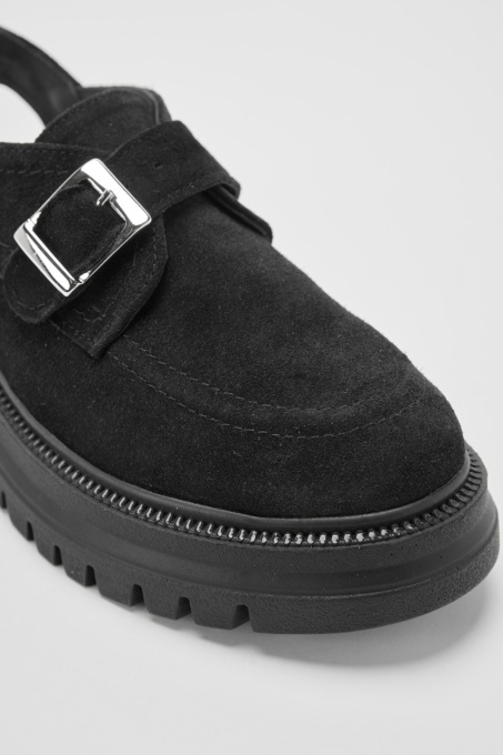 Pantofi - Flow - Negru Velur - 4