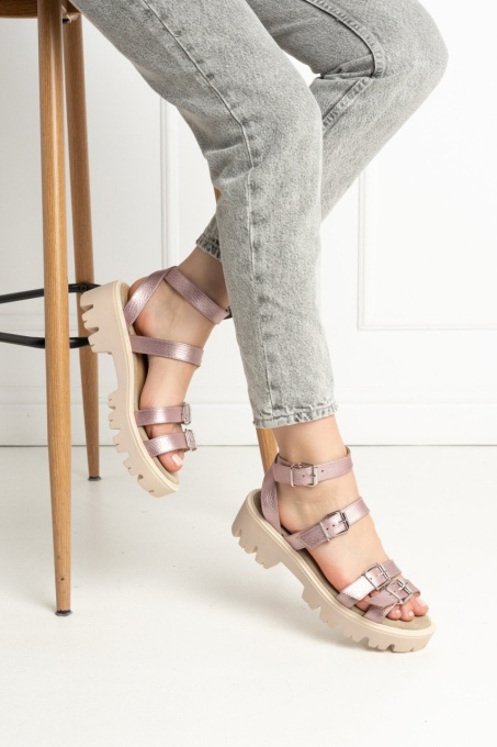 Sandale - Lugo - Metalic Pink - 4