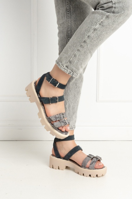 Sandale - Lugo - Snake Grey - 2