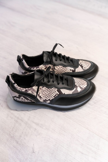 Sneakersi - Milan - Snake B&W