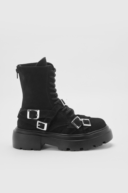 Ghete - Buckle Fury - Velur Black