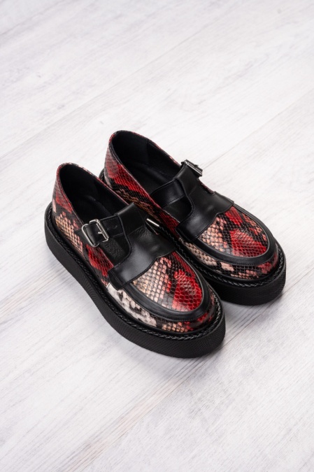 Pantofi - Celine - Red Snake