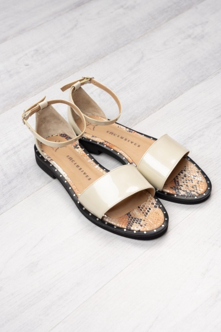 Sandale - Friday - Snake & Nude