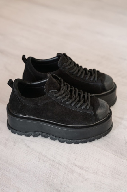 Sneakersi - Medellin - Negru Velur