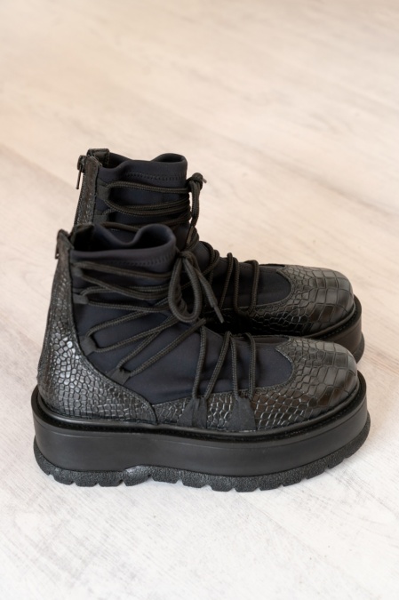 Ghete - .Moon - Croco Black