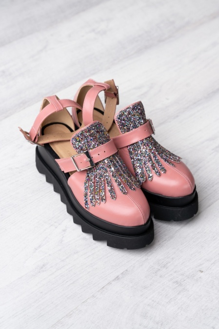 Pantofi - Amur - Sparkle Pink
