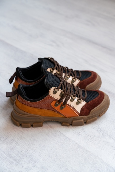 Sneakersi - Mondo - Brown Combo