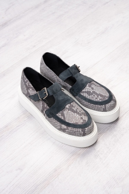 Pantofi - Celine - Snake Grey