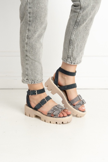 Sandale - Lugo - Snake Grey