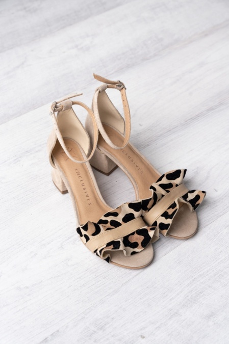 Sandale - Ruffles - Print - 5cm
