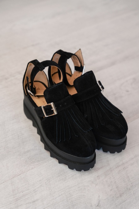Pantofi - Amur - Black - Talpa Inalta
