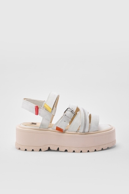 Sandale - Splash - Cream White