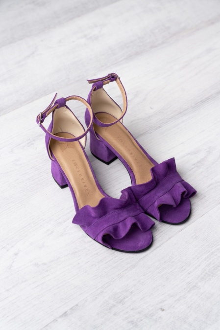Sandale - Ruffles - Purple - 5cm
