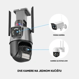 Dvostruka IP Kamera sa Rotacijom - Img 4
