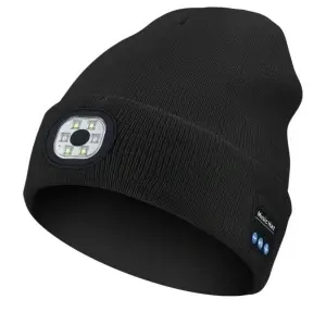 Kapa led sa bluetooth slusalicama (BT-01) crna