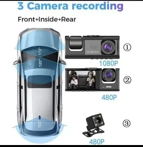 Kamera za auto H190 (Super HD 1296P) crna - Img 2
