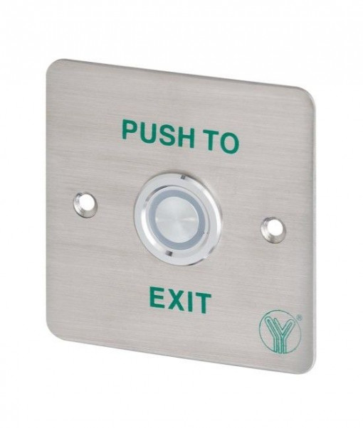 Buton de iesire incastrabil, piezoelectric, cu led de stare, PBS-820C(LED)