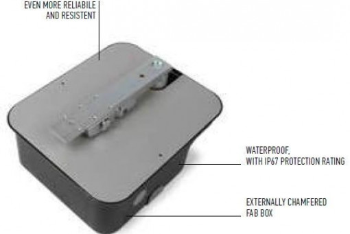 Kit automatizare poarta batanta ingropata, Nice, M-FAB HS COMPLET