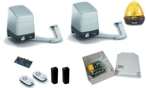 Kit automatizare poarta batanta, Roger Technology, 2.8m, 230 V, 200 W, KIT H23/282