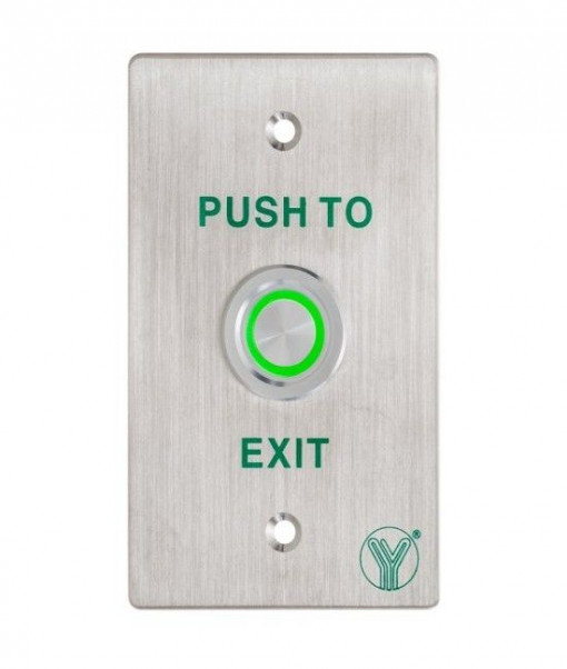 Buton de iesire incastrabil, piezoelectric, cu led de stare, PBS-820D(LED)