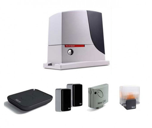Kit automatizare poarta culisanta, Nice, ROBUS 500 HS, RB500HS COMPLET