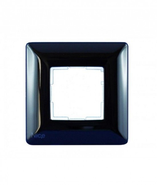 Placa patrata perete, Nice, negru, WSB