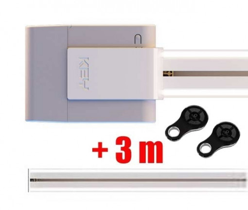 Kit motor automatizare usa de garaj, Key, HALO, 700N, Hmax usa 2400, sina 3m inclusa, HA7SS3m