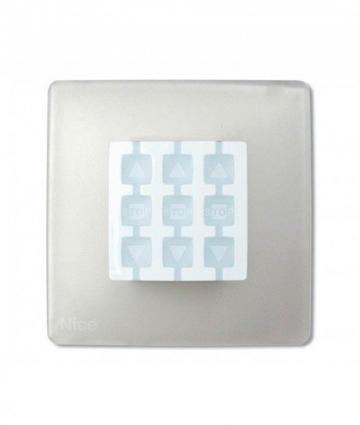 Placa patrata perete, Nice, transparenta, WST