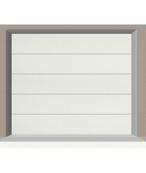 Usa de garaj sectionala, doorTECK, fara linie, alb, 2800 x 2440 mm