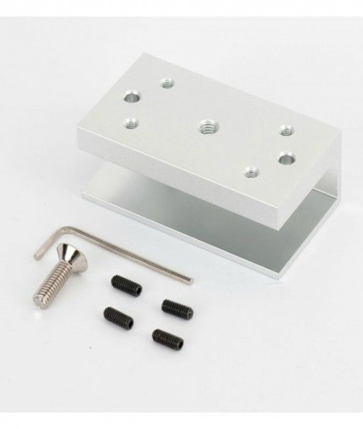 Suport in forma de U pentru montarea electromagnetilor de 60kgf la usi de sticla, MBK-70U