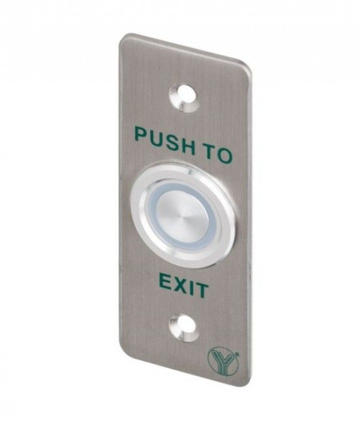Buton de iesire incastrabil, piezoelectric, cu led de stare, PBS-820A(LED)