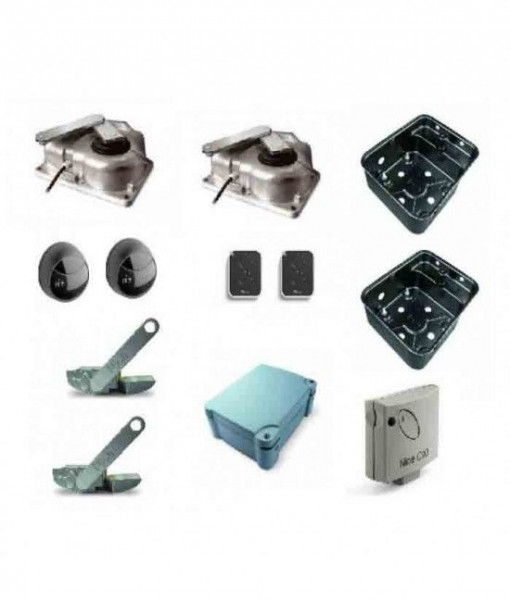 Kit automatizare poarta batanta ingropata, Nice, M-FAB HS COMPLET