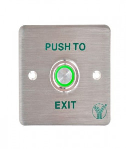Buton de iesire incastrabil, piezoelectric, cu led de stare, PBS-820C(LED) - Img 4