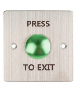 Buton incastrabil/aplicabil cu carcasa, NO/NC, verde, FMB-B-25SS-2-gn