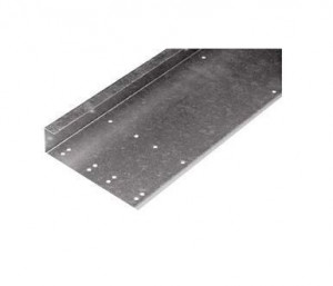 Capac capat panou industrial galvanizat, gaurit 40mm / 500mm, dublu, 40ED500