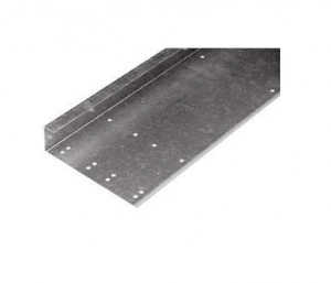 Capac capat panou industrial galvanizat, gaurit 40mm / 500mm, dublu, 40ED500