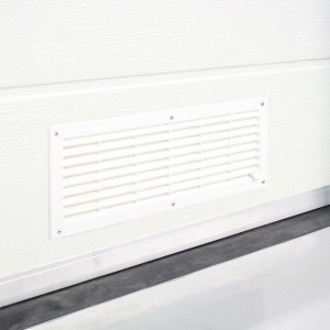 Grila aerisire pentru ventilatie cu rama alba, 344 x 138 mm, 717FN - Img 3