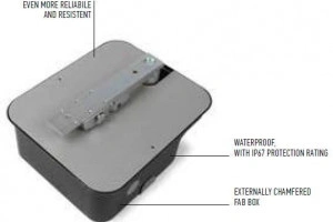 Kit automatizare poarta batanta ingropata, Nice, M-FAB HS COMPLET