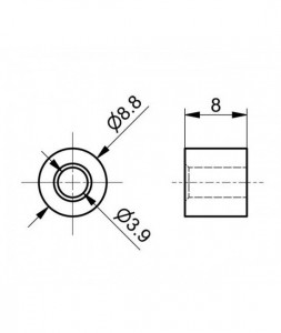 Manson de aluminiu 3mm, 516 - Img 2
