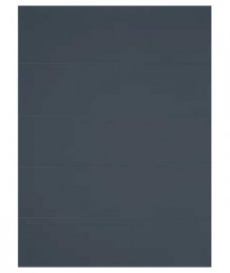 Panou industrial tip sandwich pentru usi de garaj sectionale, inaltime 610 mm, gri antracit 7016, per metru liniar